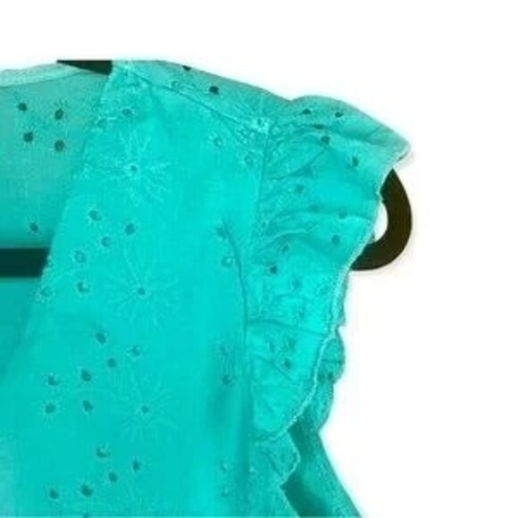 Andree by Unit Aimee Eyelet Dress - Teal Color - Size Small NWT - Picture 8 of 8